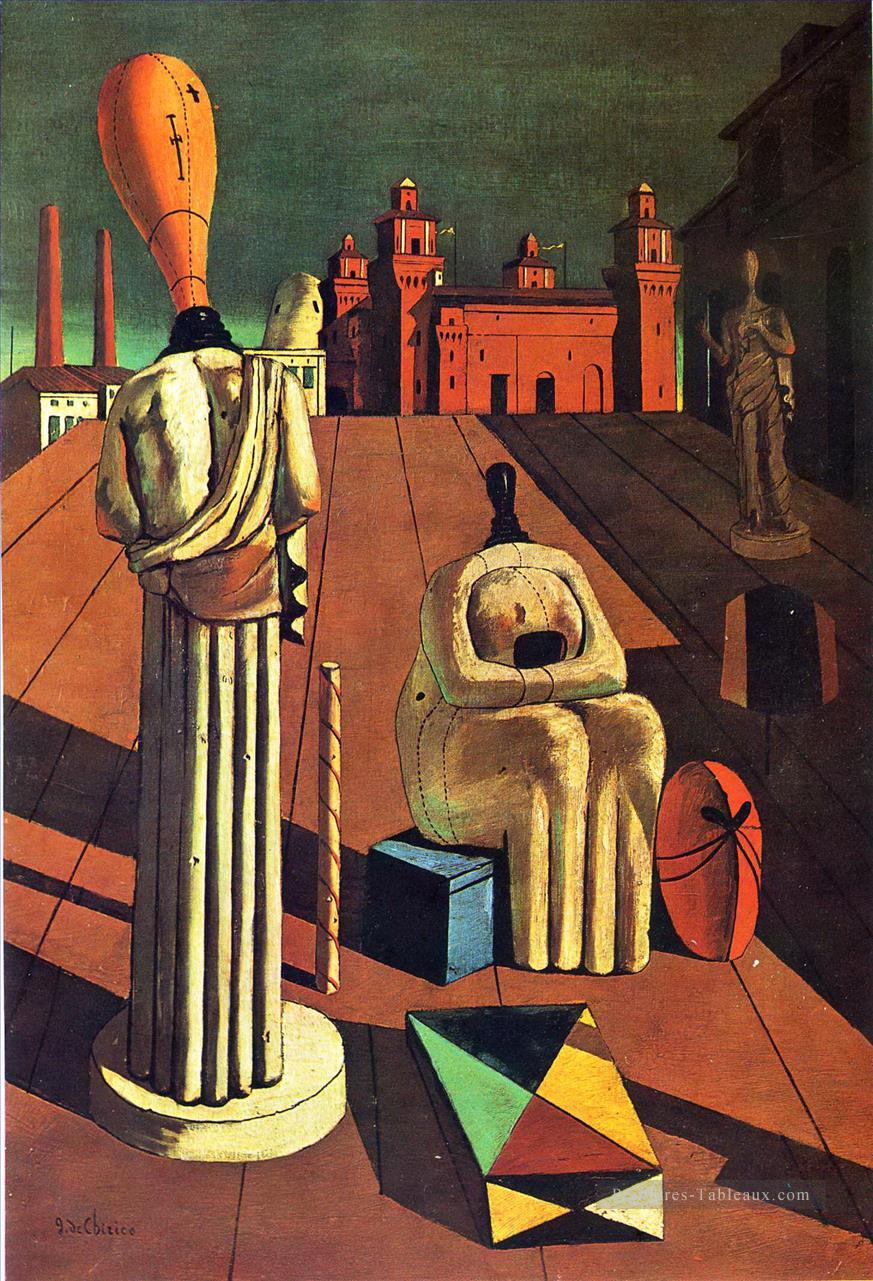 Muses troublantes 1918 Giorgio de Chirico surréalisme métaphysique Peintures à l'huile